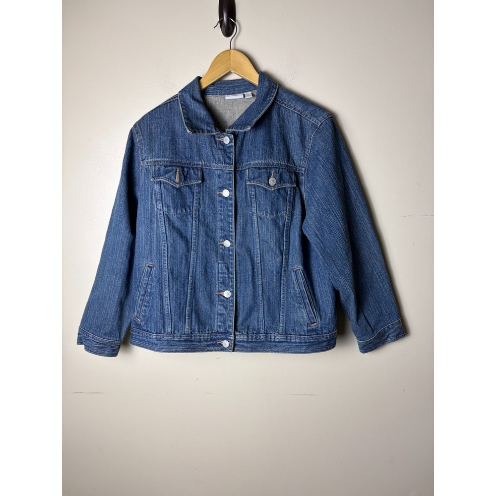 Sonoma Lifestyle Denim Jacket XL Blue Button Front